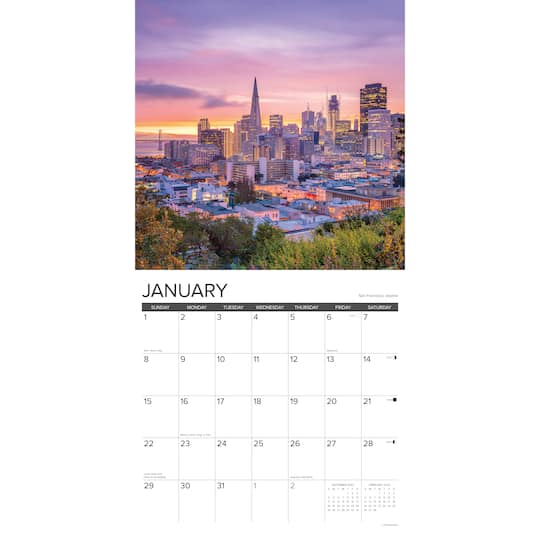2023 San Francisco Wall Calendar Michaels